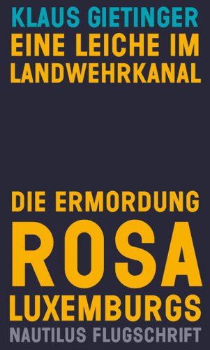 Eine Leiche im Landwehrkanal Eine Leiche im Landwehrkanal